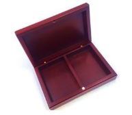 Mahogany Card Box - 2 Deck main image